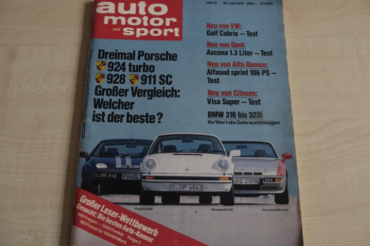 Deckblatt Auto Motor und Sport (13/1979)
